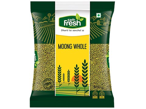 Earth Fresh Moong - Whole, 500 g