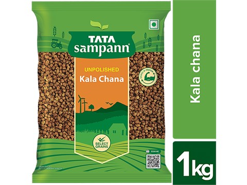 Tata Sampann Kala Chana - Unpolished, 1 kg