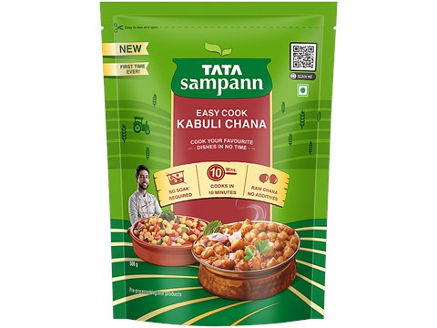Tata Sampann Easy Cook Kabuli Chana, 500 g