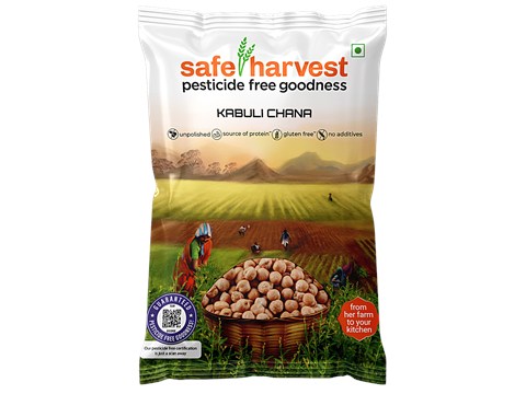 Safe Harvest Kabuli Chana/Kabuli Kadale, 1 kg
