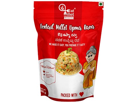 EatMillet Foxtail Millet Upma Rava, 500 g