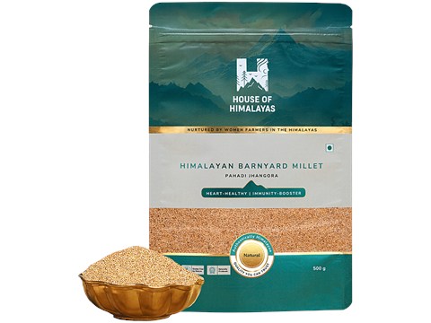 House of Himalayas  Himalayan Barnyard Millet - Pahadi Jhangora, 500 g
