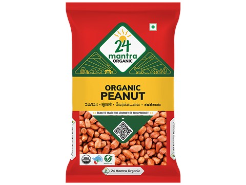 24 Mantra Organic Organic Raw Peanut/Kadalekayi, 500 g