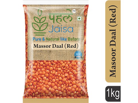 Pehle Jaisa Masoor Dal - Red, 1 kg