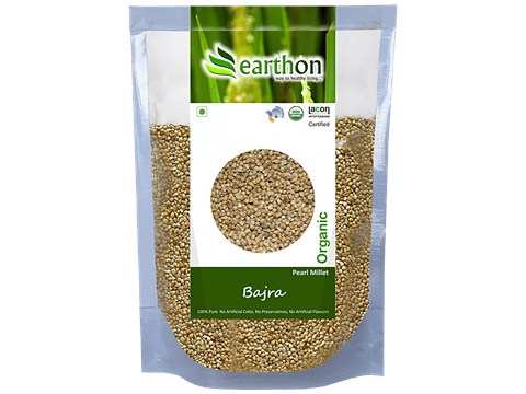 Earthon Organic Pearl Millet/Bajra, 500 g