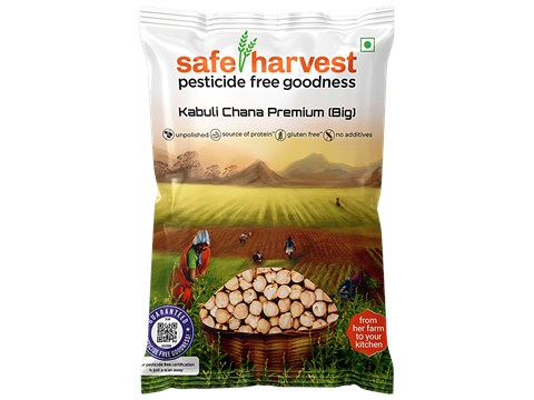 Safe Harvest Kabuli Chana Premium (Big), 500 g