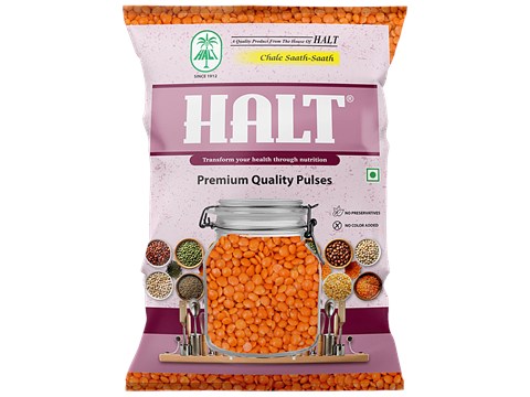 Halt Red Masoor Dal Whole, 500 g
