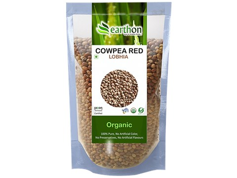 Earthon Organic Cowpea Red/Lobiya, 500 g