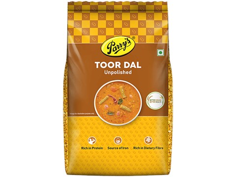 Parry's Unpolished Toor Dal, 2 kg