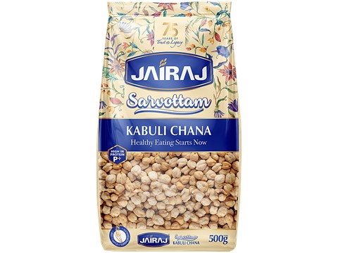 Jairaj Sarvottam Kabuli Chana, 500 g
