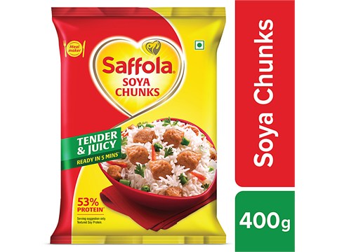 Saffola Soya Chunks, 400 g