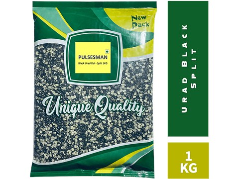 Pulsesman  Black Urad Dal - Split, 1 kg