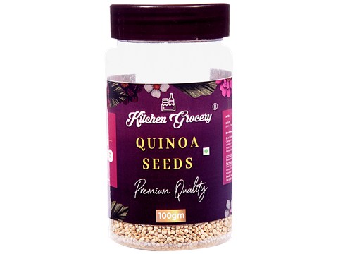 Kitchen Grocery Quinoa Seeds - Rich In Fibre & Plant Based Protein, 100 g