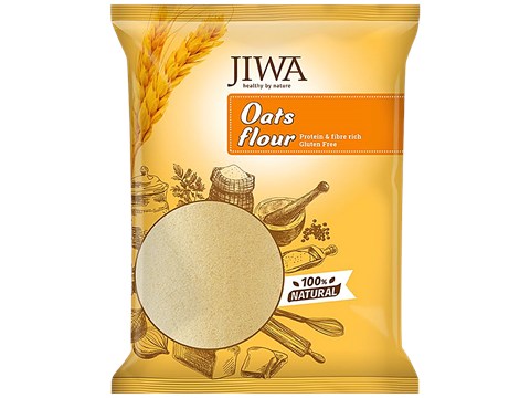 Jiwa Oats Flour - Natural & Gluten Free, 900 g