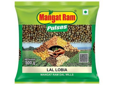 Mangat Ram Pulses Lal Lobia, 500 g