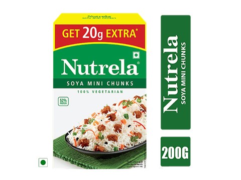 Nutrela Soya - Mini Chunk, 200 g