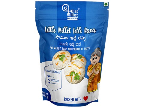 EatMillet LIttle Millet Idli Rava, 500 g
