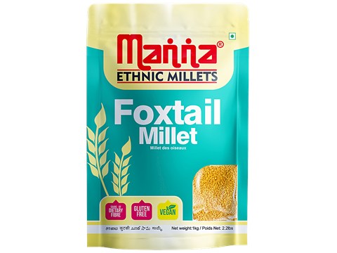 Manna Foxtail Millet / Kaon / Kang / Kangni / Kakum / Navani / korralu / Korra / Thinai, 1 kg