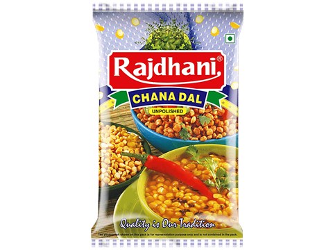 Rajdhani Chana Dal - Unpolished & Natural, Rich In Protein, 1 kg