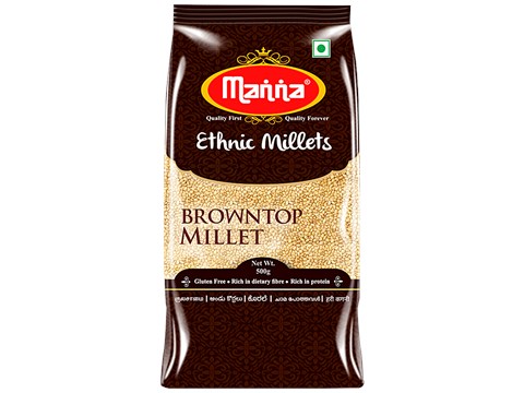 Manna Ethnic Millets Browntop Millet, 500 g