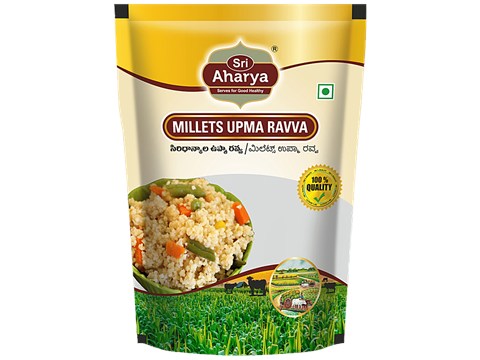 Sri Aharya Millets Upma Ravva, 500 g
