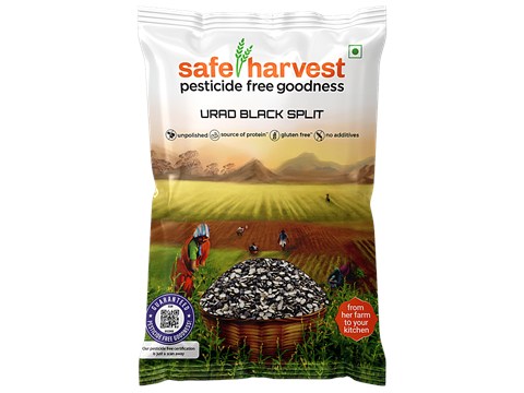Safe Harvest Urad Black Split, 1 kg