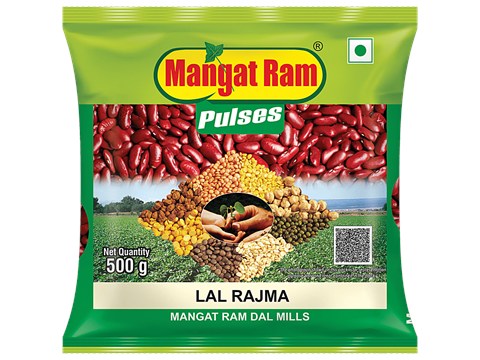 Mangat Ram Pulses Lal Rajma, 500 g