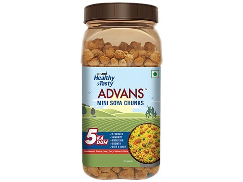 Emami Healthy & Tasty Advans Mini Soya Chunks, 200 g