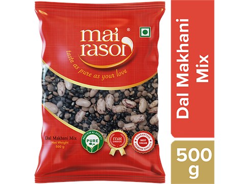 Mai Rasoi Dal Makhani Mix - Pure, Protein Rich, High Quality Grains, 500 g