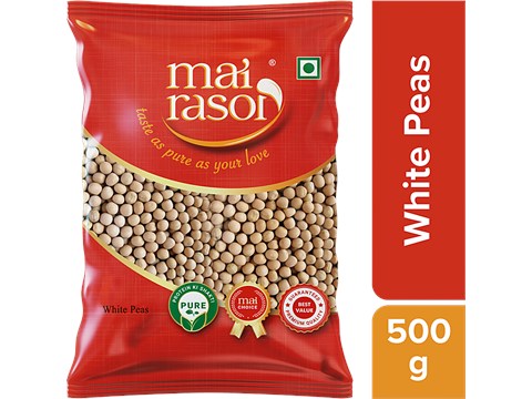 Mai Rasoi White Peas/Matar, 500 g