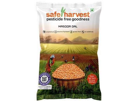 Safe Harvest Masoor Dal, 500 g