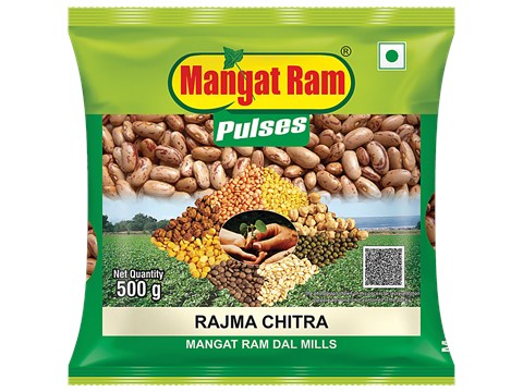 Mangat Ram Pulses Rajma Chitra, 500 g