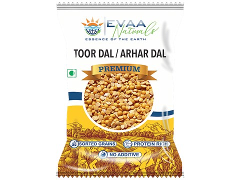 EVAA Naturals Premium Toor/Arhar Dal, 1 kg
