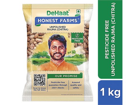 Dehaat Honest Farms Unpolished Rajma Chitra - Pesticide Free, 1 kg