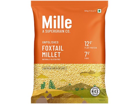 Mille Unpolished Foxtail Millet, 500 g