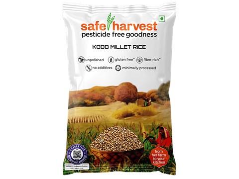 Safe Harvest Kodo Millet Rice - Pesticide Free, 500 g