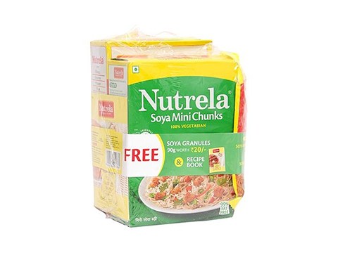 Nutrela Soya Mini Chunks Combi, 490 g