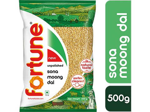 Fortune Unpolished Sona Moong Dal, 500 g