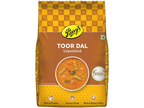 Parry's Unpolished Toor Dal, 500 g