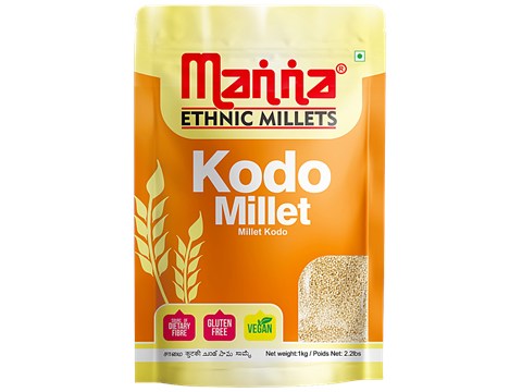Manna Kodo Millet / Kodra / Varagu / Arikelu / Hark / Varigu, 1 kg