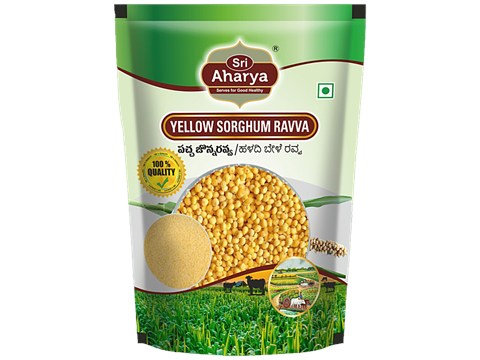 Sri Aharya Yellow Sorghum Ravva, 500 g