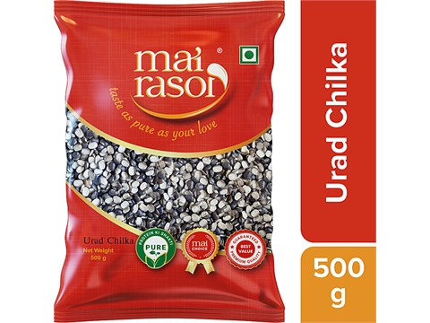 Mai Rasoi Black Kali Urad Dal - Split, Chilka - Unpolished, 500 g