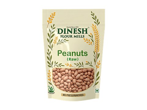 Dinesh Flour Mills Raw Peanuts, 400 g