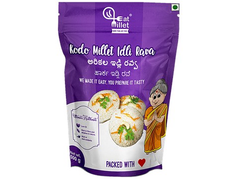 EatMillet Kodo Millet Idli Rava, 500 g