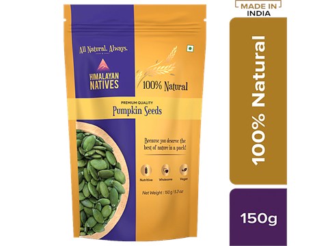 Himalayan Natives Pumpkin Seeds/Kumbalakayi Bija, 150 g