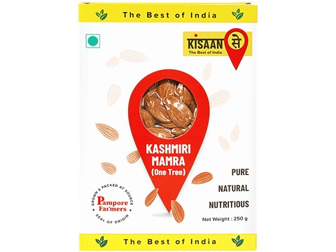 Kisaansay One Tree Kashmiri Mamra/Almonds, 250 g