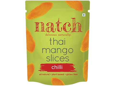 Natch Thai Chilli Flavoured Dry Mango Slices, 60 g