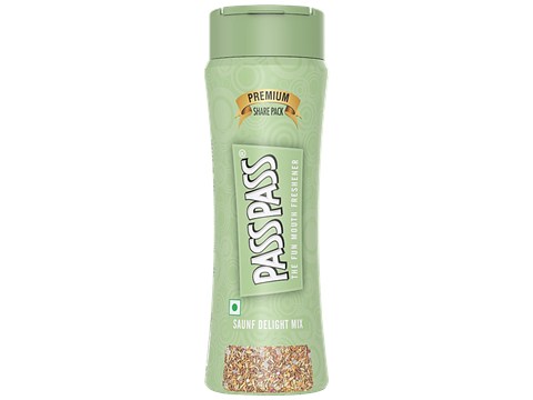 Pass Pass Saunf Delight Mix - Fun Mouth Freshener, Good For Digestion, 110 g