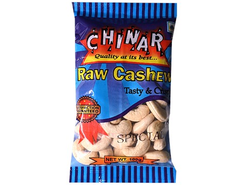 Chinar Raw Cashew - Special, Tasty & Crispy, 100 g