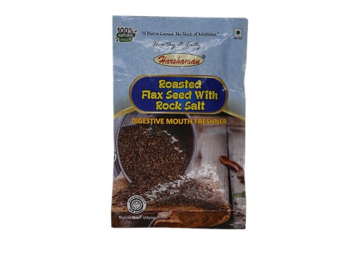 Harshaman Flax Seed - Rosted, With Rock Salt, 50 g
